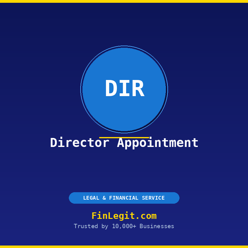 Director Appointment with existing DIN and DSC — MCA filing by FinLegit