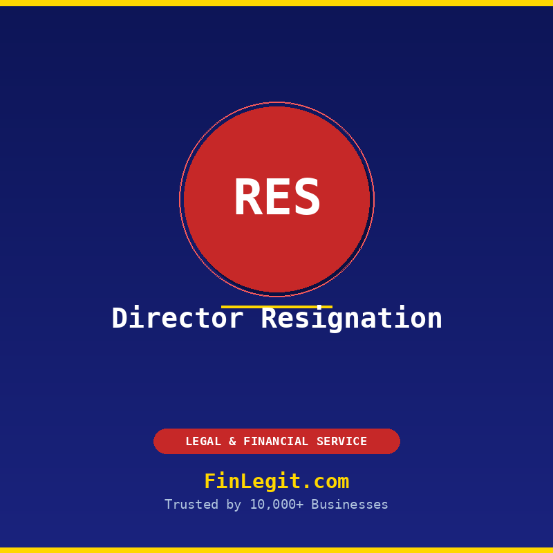 Director Resignation MCA e-form filing service by FinLegit