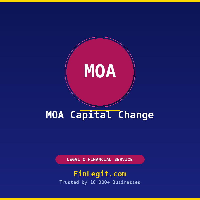 MOA Alteration — Capital Variation MCA filing by FinLegit