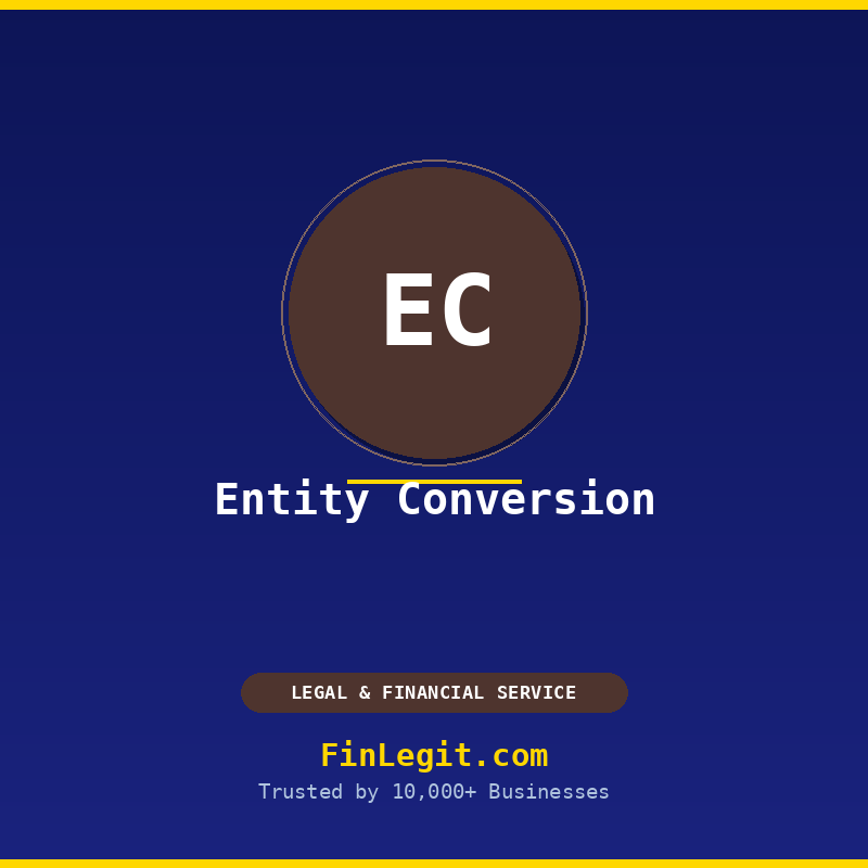 Business Entity Conversion service by FinLegit — Proprietorship to Company, LLP to Pvt Ltd